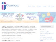 Tablet Screenshot of greystonechurch.org