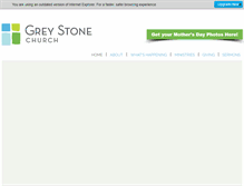 Tablet Screenshot of greystonechurch.com
